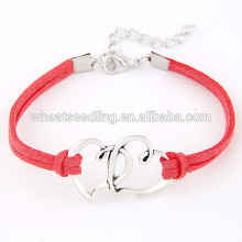 teenager personalized leather rope ladies models love bracelet 2016